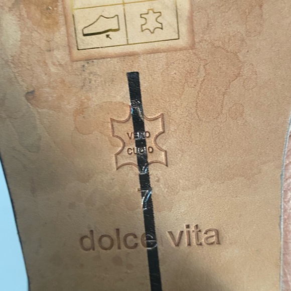 Dolce Vita Jamala Ankle Boots Cognac 7 - Picture 6 of 7